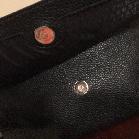 Black Pebble Leather Kate Spade Purse - Picture 3 of 5